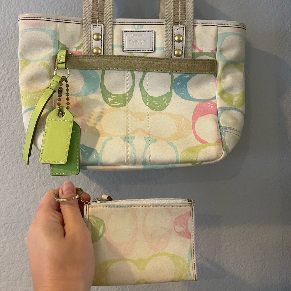 Coach purse and matching change purse *vintage/discontinued*